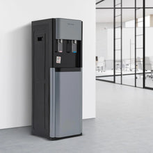 Load image into Gallery viewer, 5.28 Gallon Bottom Loading Water Cooler Dispenser, 2 Temperatures Available with Hot, Cold, Practiacal Freestanding Water Dispenser