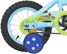 Load image into Gallery viewer, Bluey 12 - Inch Kids BMX Bike with Training Wheels, Plush Bag, Steel Frame, Coaster Brake, Ages 3 - 5