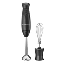 Load image into Gallery viewer, Kitchensmith 2 Speed Immersion Blender with Wisk Black