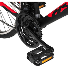 Load image into Gallery viewer, Hyper Bicycle 700c Men'S Spin Fit Hybrid Bike, Black and Red