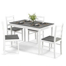 Load image into Gallery viewer, Costway 5-Piece Solid Wood Dining Set for Kitchen