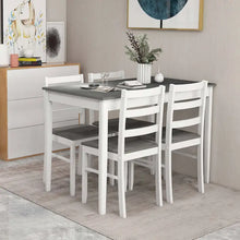 Load image into Gallery viewer, Costway 5-Piece Solid Wood Dining Set for Kitchen
