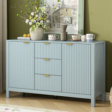 Load image into Gallery viewer, Buffet Sideboard Featuring 3 Adjustable Shelves, 3 Drawers, and Soft - Close Doors