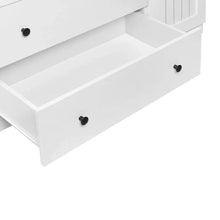 Load image into Gallery viewer, Freestanding 4 - Door Wardrobe Armoire with 2 Drawers and Hanging Rods for Clothes Storage