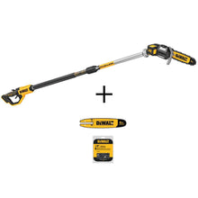 Load image into Gallery viewer, DeWalt 20V Max 8in. Cordless Battery Powered Pole &amp; Chainsaw with 8in. Bar &amp; Chain (34 Link)