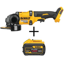 Load image into Gallery viewer, DeWalt FLEXVOLT 60 - Volt Li - ion Max Cordless 4 - 1/2 - 6 in. Small Angle Grinder (Tool - Only) w/Flexvolt 20V/60V Max Battery 9Ah