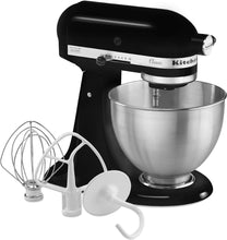 Load image into Gallery viewer, KitchenAid Classic Series 4.5 Quart Tilt - Head Stand Mixer Onyx Black