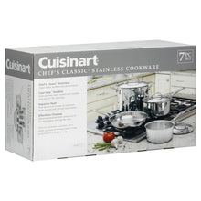 Load image into Gallery viewer, Cuisinart Chef's Classic 7-Piece Cookware Set, Silver