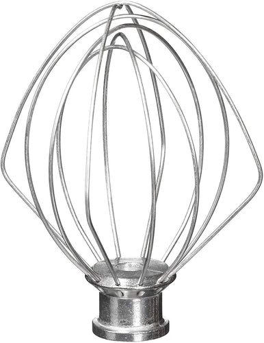 6 - Wire Whip Attachment Fits KitchenAid Tilt - Head Stand Mixer Replace K45ww Stainless Steel Egg Heavy Cream Beater Cakes Mayonnaise Whisk