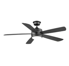 Load image into Gallery viewer, Hampton Bay Averly 52 in. Integrated LED Matte Black Ceiling Fan with Light and Remote Control with Color Changing Technology