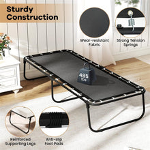 Load image into Gallery viewer, Cot Size Rollaway Guest Bed with Memory Foam Mattress, 75"x31" Portable Folding Bed with Heavy - Duty Metal Frame for Home Office Small Spaces