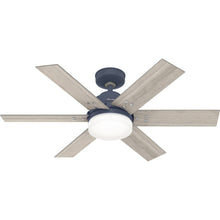 Load image into Gallery viewer, Hunter Pacer Ceiling Fan with LED Light - Indigo Blue - 44 in