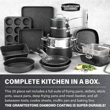 Load image into Gallery viewer, 20-Piece Aluminum Ultra - Durable Non - Stick Diamond Infused Cookware and Bakeware Set