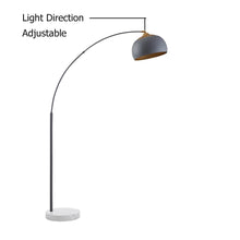 Load image into Gallery viewer, Rosén GARDEN Arc Floor Lamp, Modern Reading Light for Living Room, Bedrooms and Office, Light Direction Adjustable, Bulb Not Included