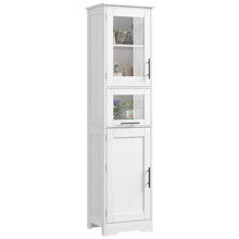 Load image into Gallery viewer, Bathroom Cabinet, Tall Storage Cabinet with Doors and Adjustable Shelf, Freestanding Floor Pantry Cabinet