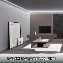 Load image into Gallery viewer, 7-Piece Crown Molding with LED Duct Kit, 55.12 ft Waterproof Channel for Ambient Home Accent Lighting and LED Strip Installation