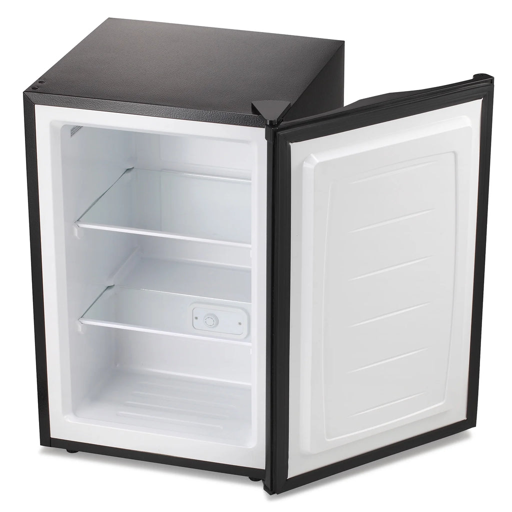 KNDKO 3.2cu.ft Upright Freezer, Compact Freezer with Removable Shelves, Adjustable Thermostat for Home/Kitchen/Office, SILVER