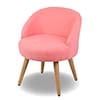 Load image into Gallery viewer, Monibloom Velvet Accent Chair, Modern Upholstered Single Sofa Side Chair, Comfy Barrel Club Living Room Armchair with Golden Metal Legs