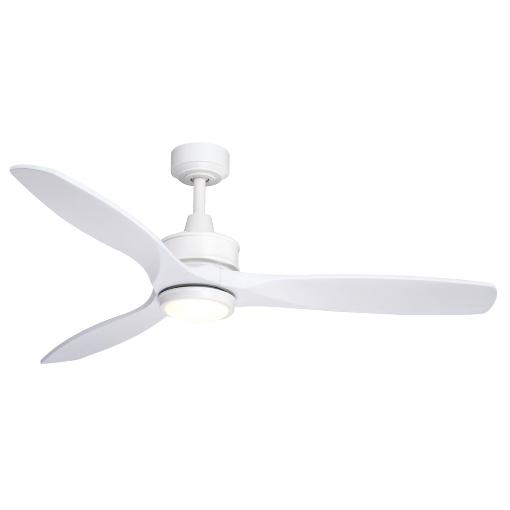 Vaxcel Curtiss Satin Brass Mid - Century Modern MCM Wood Propeller Ceiling Fan with LED Light Kit and Remote