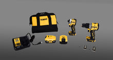 Load image into Gallery viewer, DEWALT 20V MAX XR Hammer Drill and ATOMIC Impact Driver 2 Tool Cordless Combo Kit with (2) 4.0ah Batteries, Charger, and Bag DCK2050M2