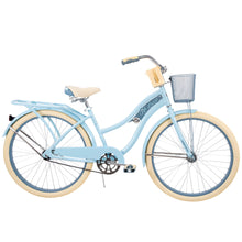Load image into Gallery viewer, Huffy 26" Nel Lusso Cruiser Bike, Fits Riders 5'0"+, Light Blue, Adult, Women'S