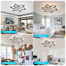 Load image into Gallery viewer, Garwarm Dimmable Ceiling Fan with Light and Remote Control, 27" Small Flush Mounted Ceiling Fan