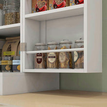 Load image into Gallery viewer, Spaco 17-Tier Kitchen Small Pantry Cabinet with 2 Doors and 6 Adjustable Shelves, Cabinet Pantry, Freestanding 5-Tier Shelving Pantries