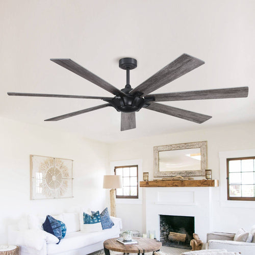 Farmhouse Reversible 7 - Blade Outdoor Ceiling Fan - 72