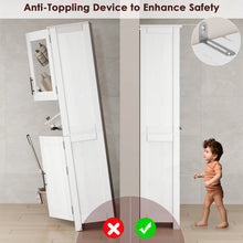 Load image into Gallery viewer, Bathroom Cabinet, Tall Storage Cabinet with Doors and Adjustable Shelf, Freestanding Floor Pantry Cabinet