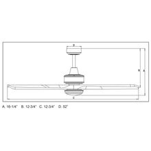 Load image into Gallery viewer, Vaxcel Curtiss Satin Brass Mid - Century Modern MCM Wood Propeller Ceiling Fan with LED Light Kit and Remote