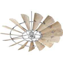 Load image into Gallery viewer, Quorum Windmill 72" Ceiling Fan - Galvanized - 97215 - 9