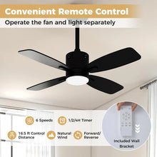 Load image into Gallery viewer, Tangkula 42” Ceiling Fan with Light and Remote