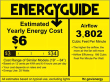 Load image into Gallery viewer, Dextrus 52'' Ceiling Fan with Light and Remote Control, 6 Speeds, 5 Timer Settings, and Dual - Finish Blades (Nickel)