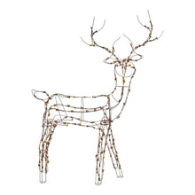 Load image into Gallery viewer, Home Accents Holiday 4 ft. LED Brown Wire Reindeer Holiday Yard Decoration