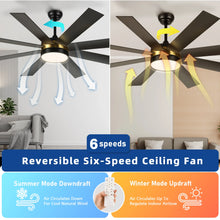 Load image into Gallery viewer, Dextrus 60 in Modern LED Outdoor/ Indoor Ceiling Fan with Remote Control