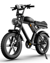 Load image into Gallery viewer, Movcan V30 Electric Bike for Adult, 1000W 20" Fat Tire 48V 15.6AH Removable Battery, 28MPH 7-Speed Disc Brake Off - Road Mountain Ebike UL2849