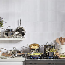 Load image into Gallery viewer, Cuisinart Chefs Classic 17 Piece Stainless Steel Cookware Set