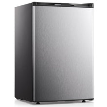 Load image into Gallery viewer, KNDKO 3.2cu.ft Upright Freezer, Compact Freezer with Removable Shelves, Adjustable Thermostat for Home/Kitchen/Office, SILVER