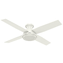 Load image into Gallery viewer, Hunter Dempsey Low Profile 52" Ceiling Fan, White