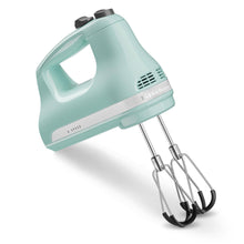 Load image into Gallery viewer, KitchenAid 6 Speed Hand Mixer with Flex Edge Beaters - Ice