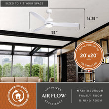 Load image into Gallery viewer, Vaxcel Curtiss Satin Brass Mid - Century Modern MCM Wood Propeller Ceiling Fan with LED Light Kit and Remote