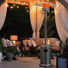 Load image into Gallery viewer, 50,000 BTU Propane Patio Heater, Standing Stainless Steel Outdoor Heater with Wheels, Triple Protection, CSA Certified for Deck &amp; Commercial