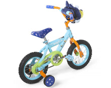 Load image into Gallery viewer, Bluey 12 - Inch Kids BMX Bike with Training Wheels, Plush Bag, Steel Frame, Coaster Brake, Ages 3 - 5