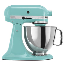 Load image into Gallery viewer, Kitchenaid Artisan. Stand Mixer, Tilt - Head, Aqua Sky