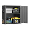 Topass Metal Wall Cabinet with Lockgarage Storage Cabinet, Wall - Mounted Utility Cabinet with Adjustable Shelf & Locking Doors