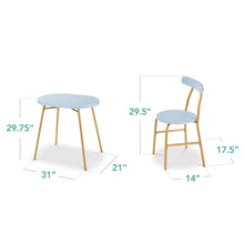 Load image into Gallery viewer, Best Choice Products 3 Piece Modern Oval Dining Table Set, Small Kitchen Dinette W/ 2 Chairs Black/Black