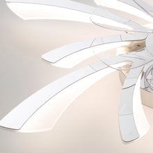 Load image into Gallery viewer, Garwarm Dimmable Ceiling Fan with Light and Remote Control, 27" Small Flush Mounted Ceiling Fan