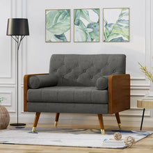Load image into Gallery viewer, Frankie Mid - Century Modern Club Chair by Christopher Knight Home
