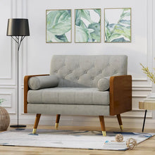 Load image into Gallery viewer, Frankie Mid - Century Modern Club Chair by Christopher Knight Home