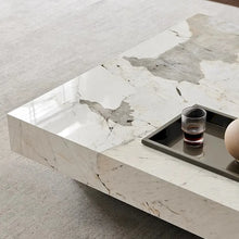 Load image into Gallery viewer, JASIWAY Elegant Sintered Stone Square Coffee Table